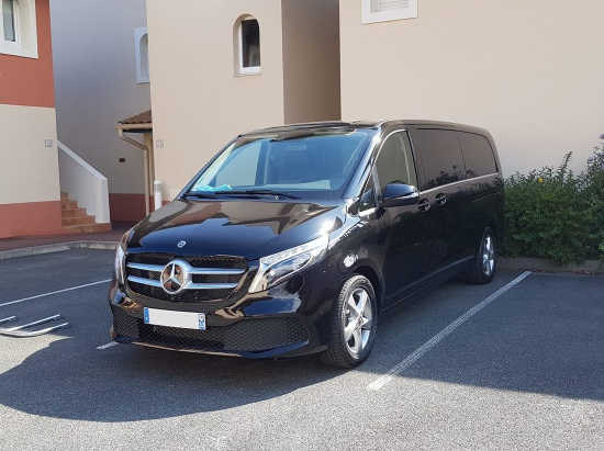 Vtc Bordeaux - Réservation de chauffeur - Mercedes Classe V - 7 Places